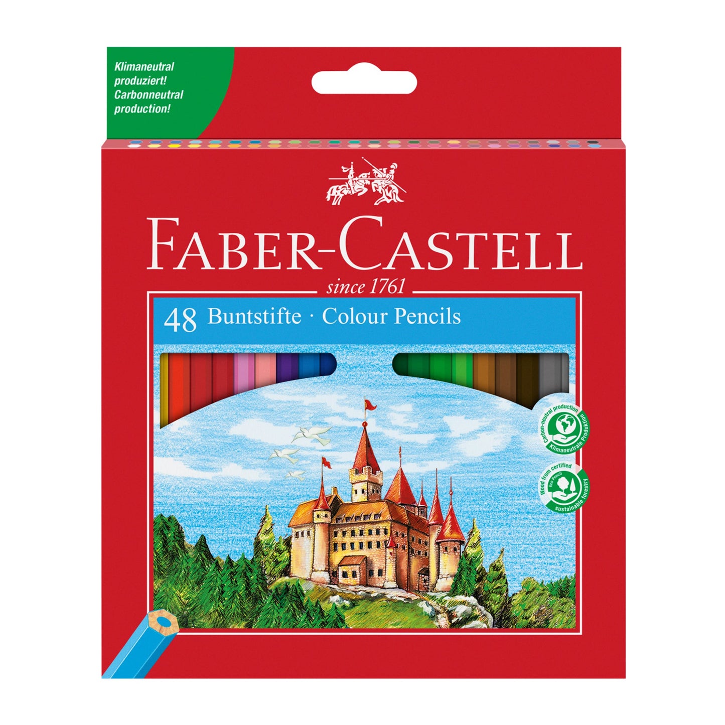 48-Pack Classic Coloured Pencils