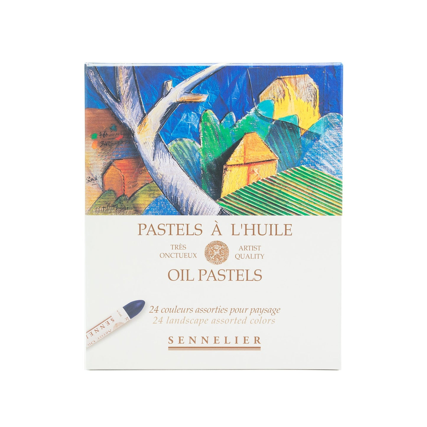 24-Piece Oil Pastel Set - Landscape