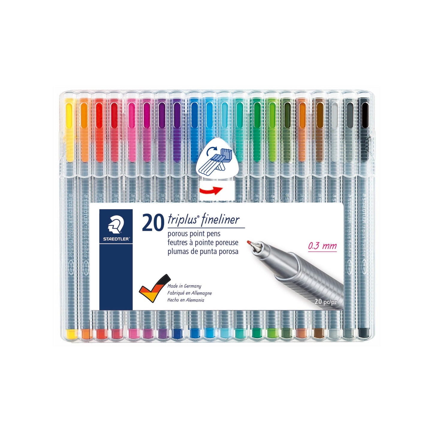 20-Pack Triplus Fineliners 334