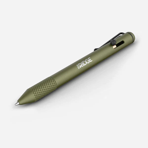 THE RIDGE- Matte Olive Bolt Action Pen