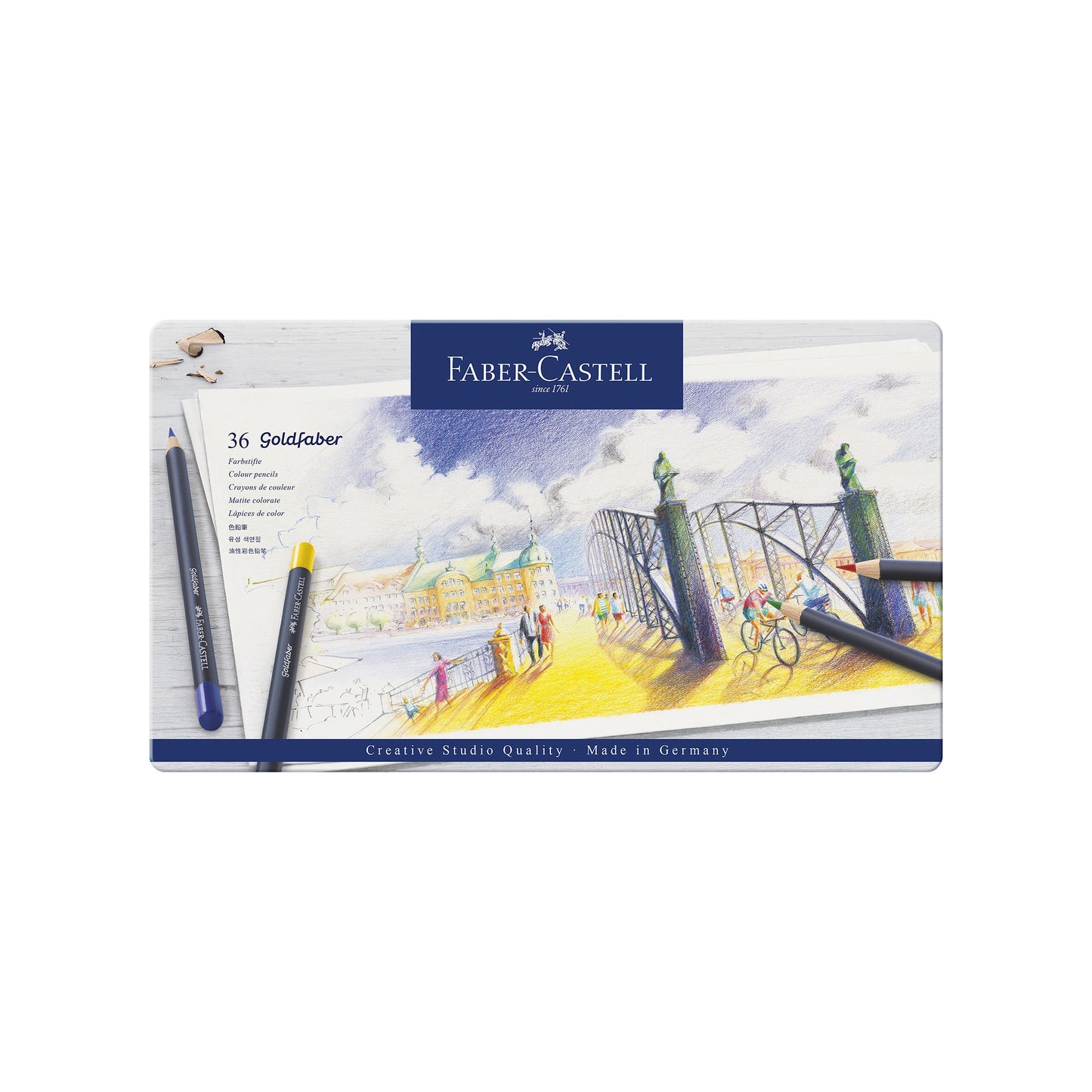 36-Pack Goldfaber Coloured Pencils