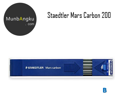 Staedtler Mars Carbon 2mm Leads for Leadholder 4B 2B B HB Blue Red Aussie Stock