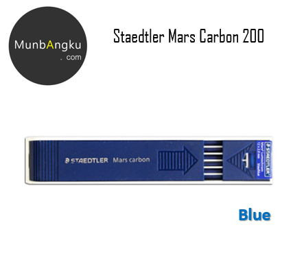 Staedtler Mars Carbon 2mm Leads for Leadholder 4B 2B B HB Blue Red Aussie Stock