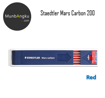 Staedtler Mars Carbon 2mm Leads for Leadholder 4B 2B B HB Blue Red Aussie Stock