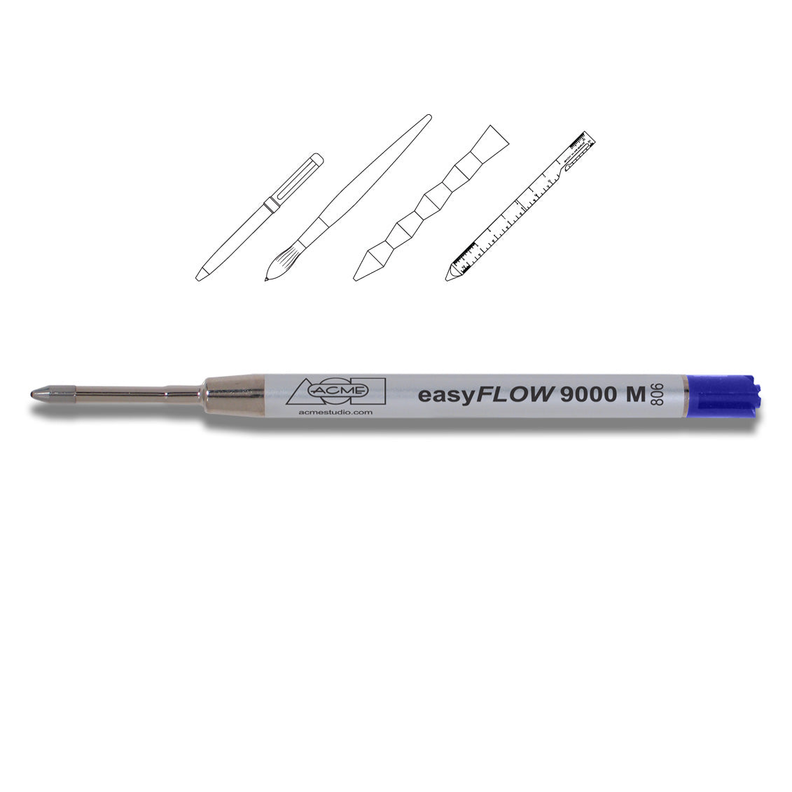 Acme Studio Retractable Ballpoint Pen Brush by Jan Matthias (2006)