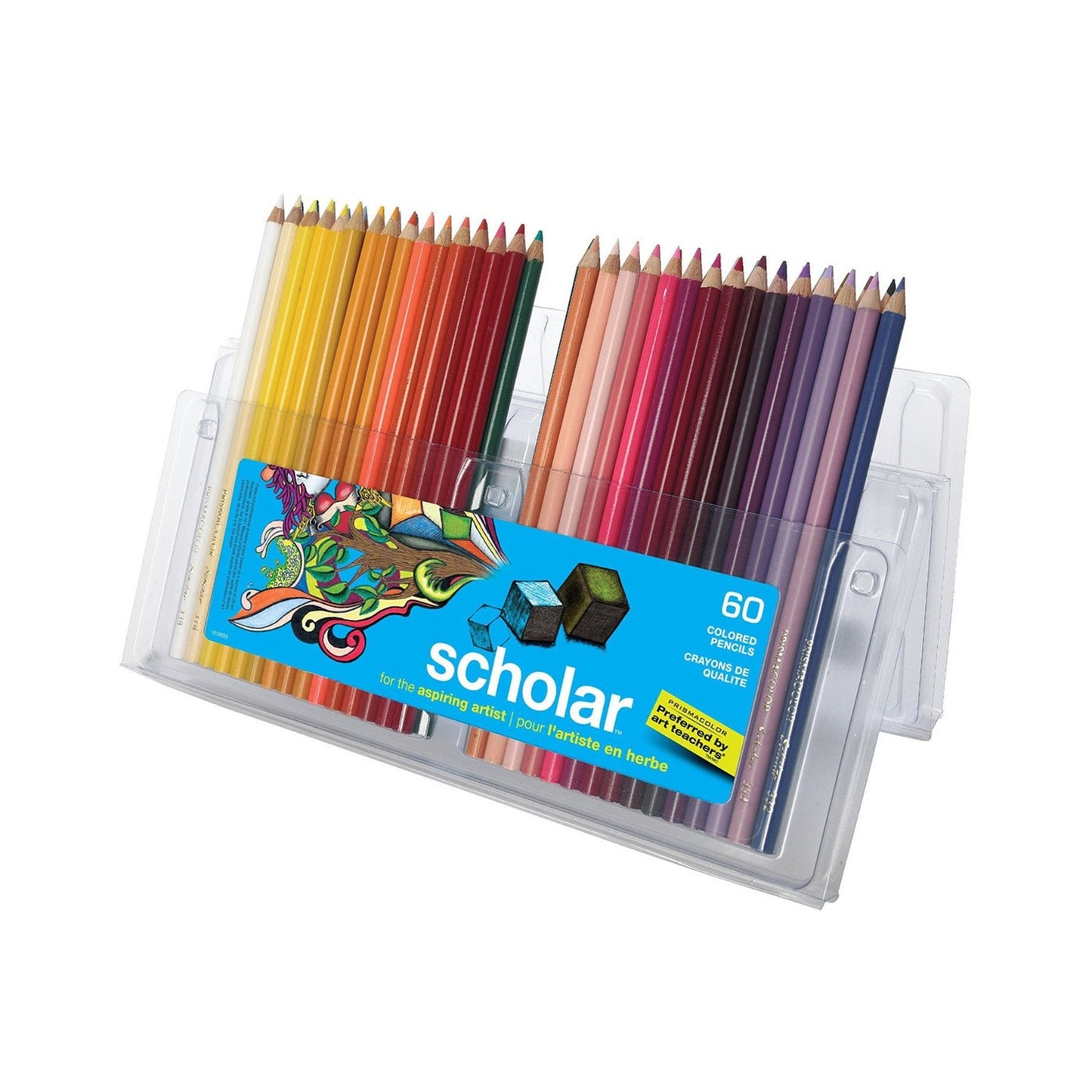 60-Pack Scholar Coloured Pencils