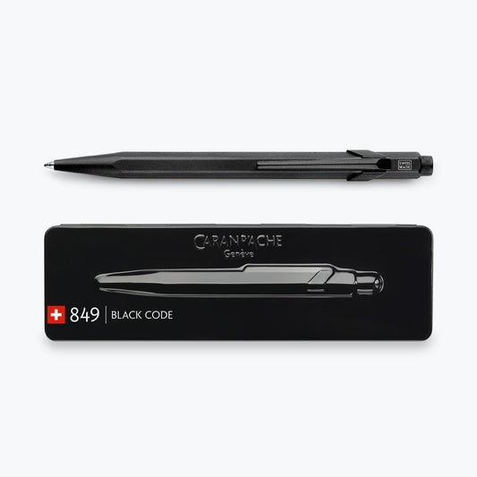 Caran d'Ache - Ballpoint Pen - 849 Bar - Code Black