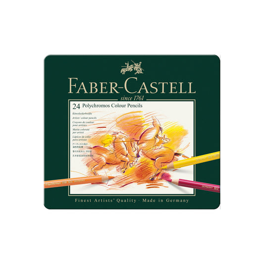 24-Pack Polychromos Coloured Pencils