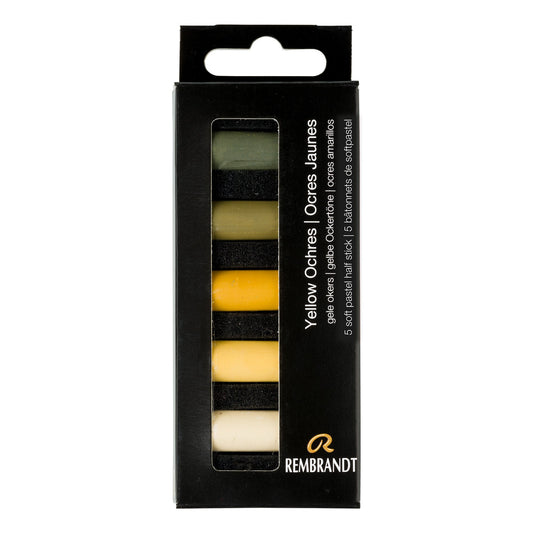 5-Pack Half Stick Soft Pastels - Ochre Yellow