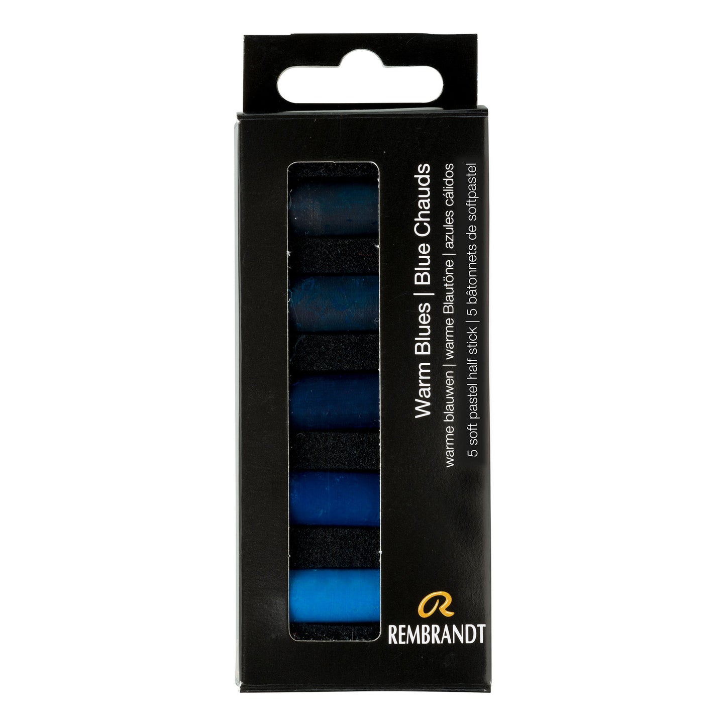 5-Pack Half Stick Soft Pastels - Warm Blue