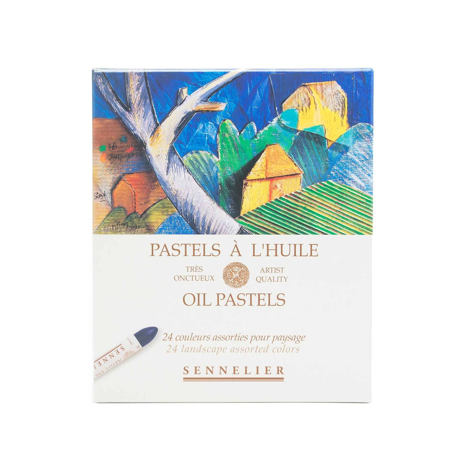 24-Piece Oil Pastel Set - Landscape