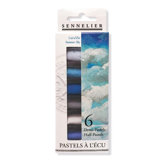 6-Pack Extra Soft Half Pastels - Summer