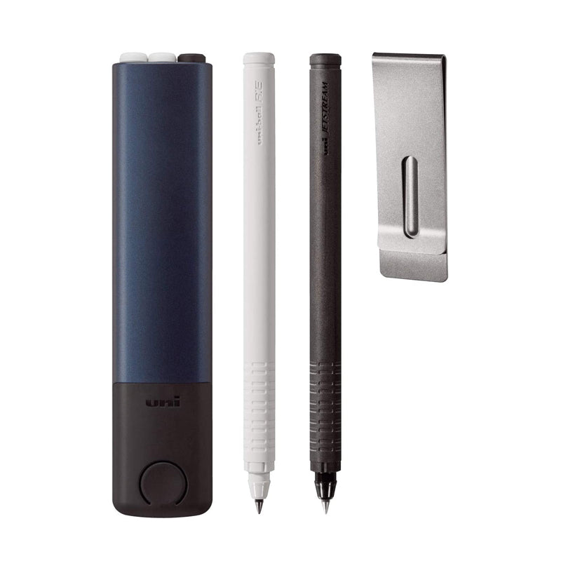 Uni R:E+ Jetstream 3-in-1 Pen Set - Navy - 0.5 mm