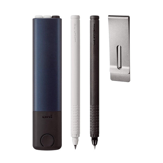 Uni R:E+ Jetstream 3-in-1 Pen Set - Navy - 0.5 mm