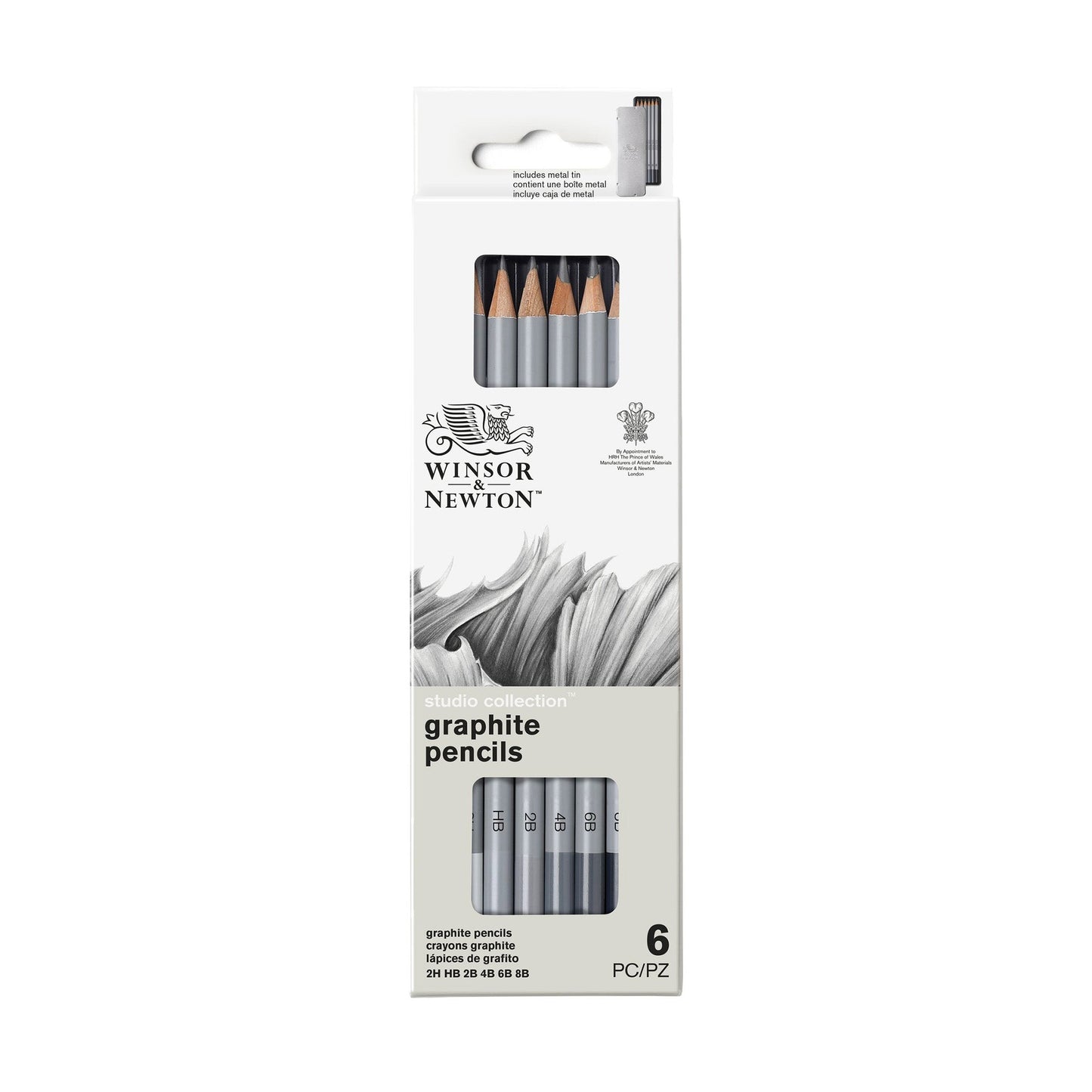 6-Pack Studio Graphite Pencils