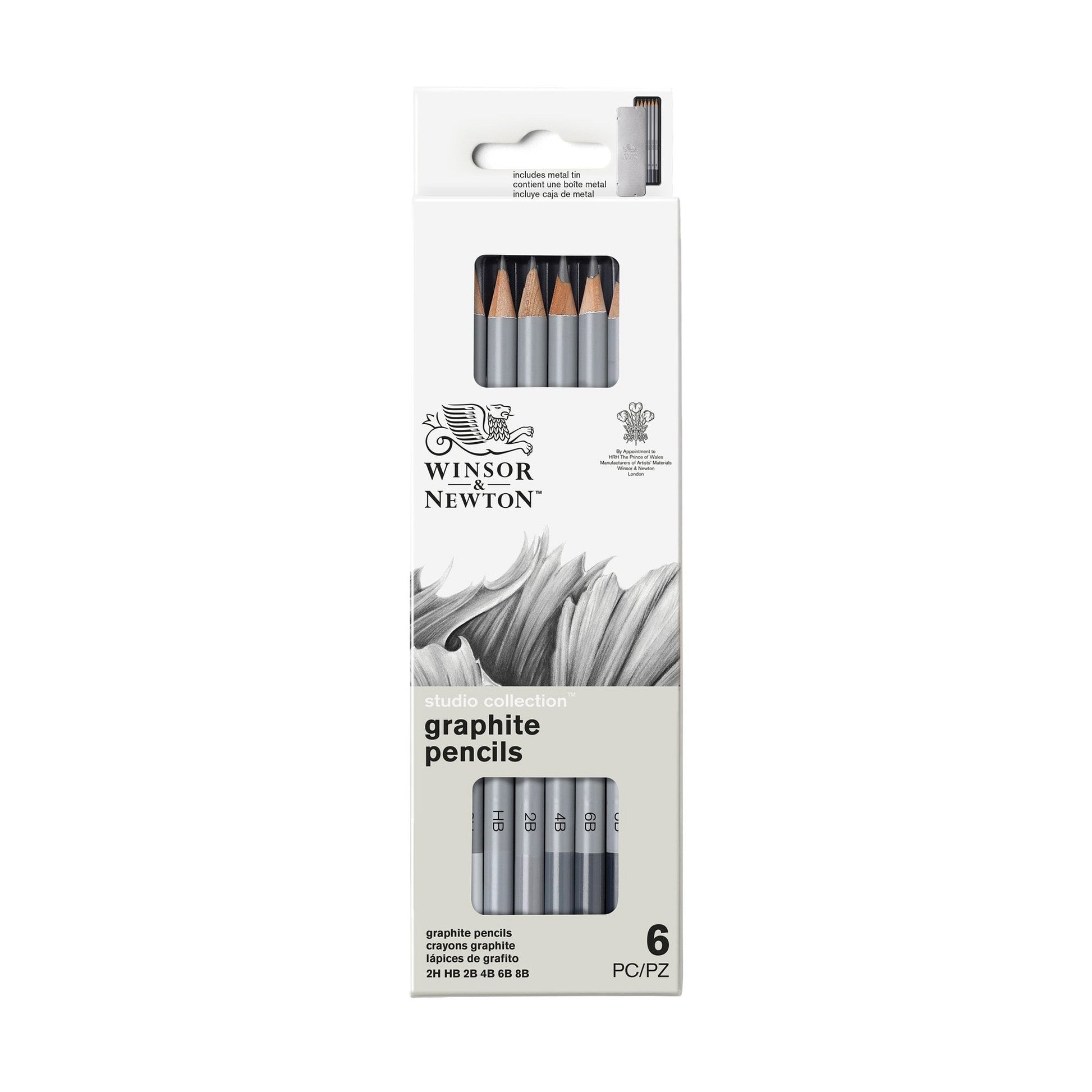 6-Pack Studio Graphite Pencils