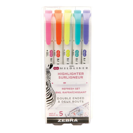 5-Pack Mildliner Creative Markers - Refresh