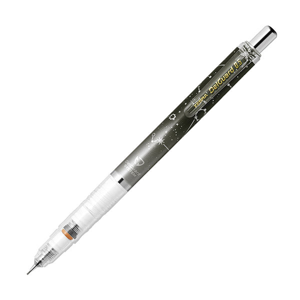 Zebra DelGuard Limited Edition Mechanical Pencil - Zodiac Constellation - 0.5 mm - Grey - Mechanical Pencils - Bunbougu