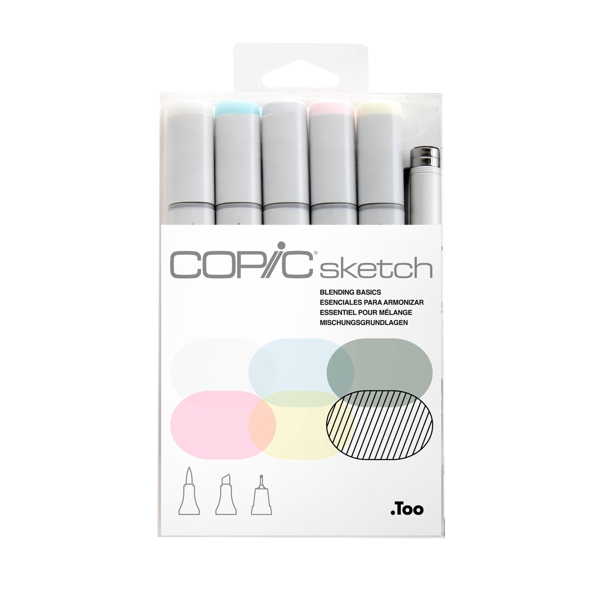 6-Pack Copic Sketch Markers - Blending Basics