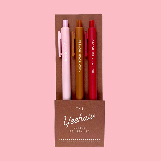 Yeehaw Jotter Gel Pen Set